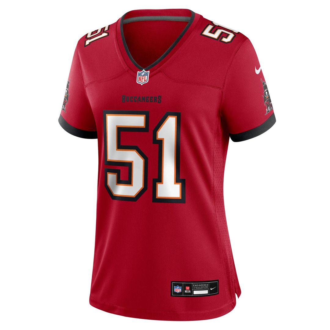 David Walker Tampa Bay Buccaneers Nike Women's Team Game Jersey -  Red
