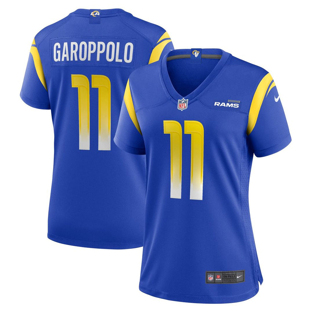 Jimmy Garoppolo Los Angeles Rams Nike Women's Team Game Jersey -  Royal
