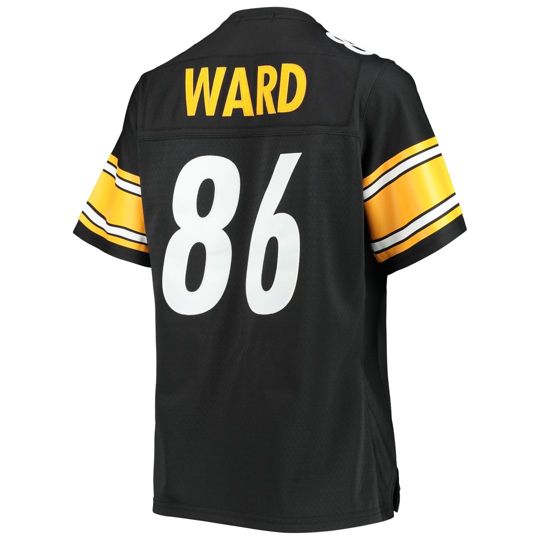 Hines Ward Pittsburgh Steelers Mitchell & Ness Women's Legacy Replica Player Jersey - Black