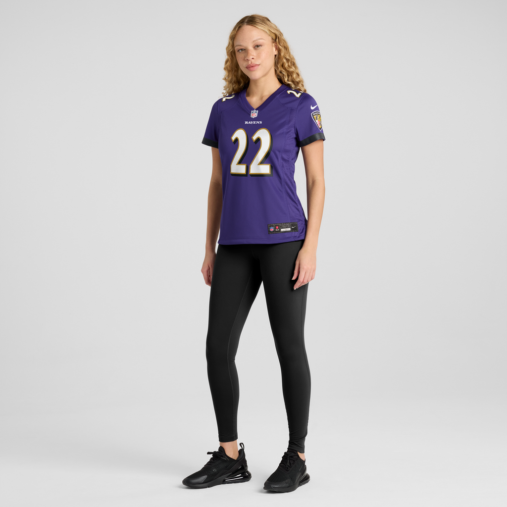 Derrick Henry Baltimore Ravens Nike Women's Game Player Jersey - Purple