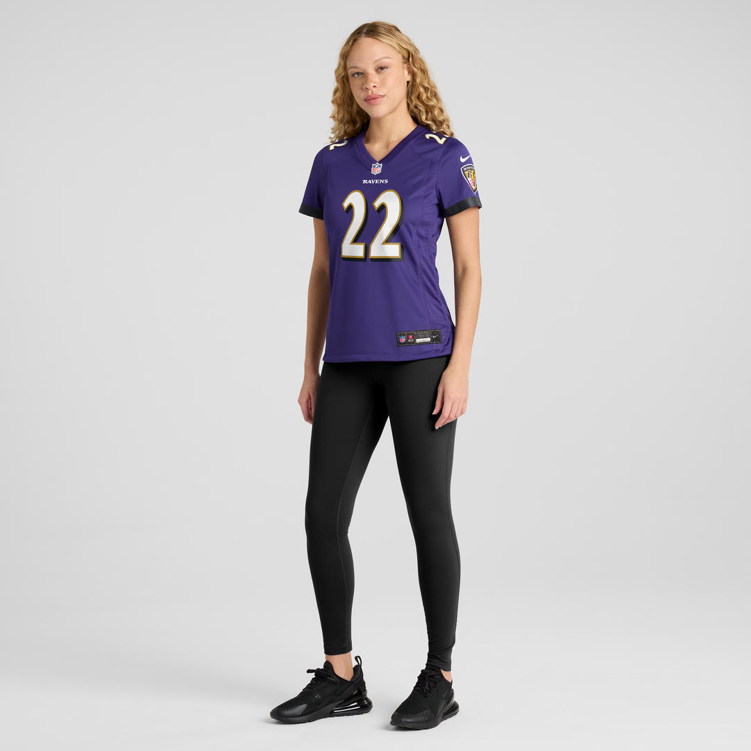 Derrick Henry Baltimore Ravens Nike Women's Game Player Jersey - Purple