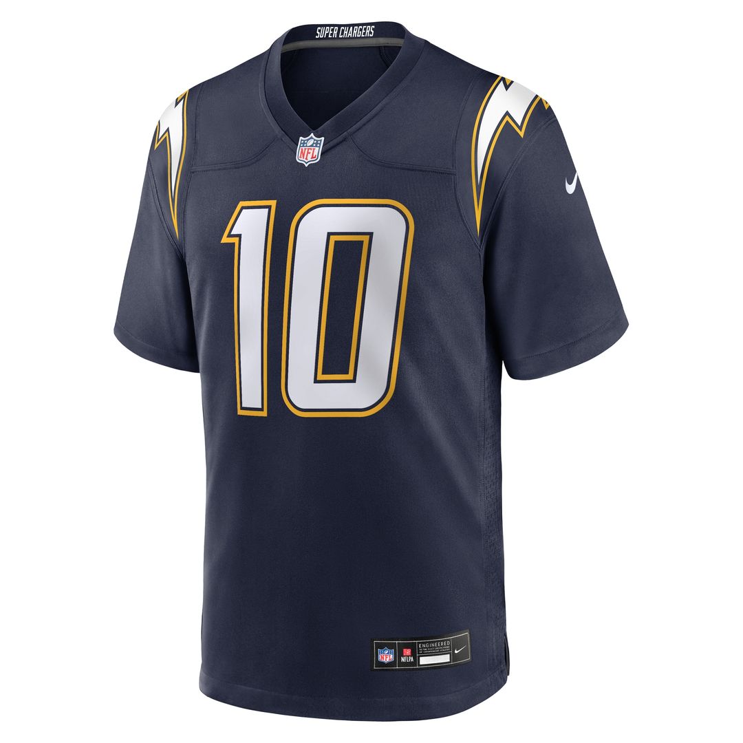 Justin Herbert Los Angeles Chargers Nike Alternate Super Chargers Game Player Jersey - Navy