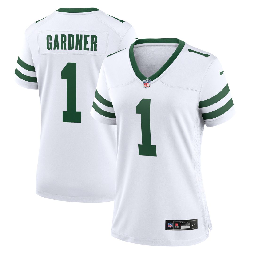 Ahmad Sauce Gardner New York Jets Nike Women's Game Jersey - Legacy White