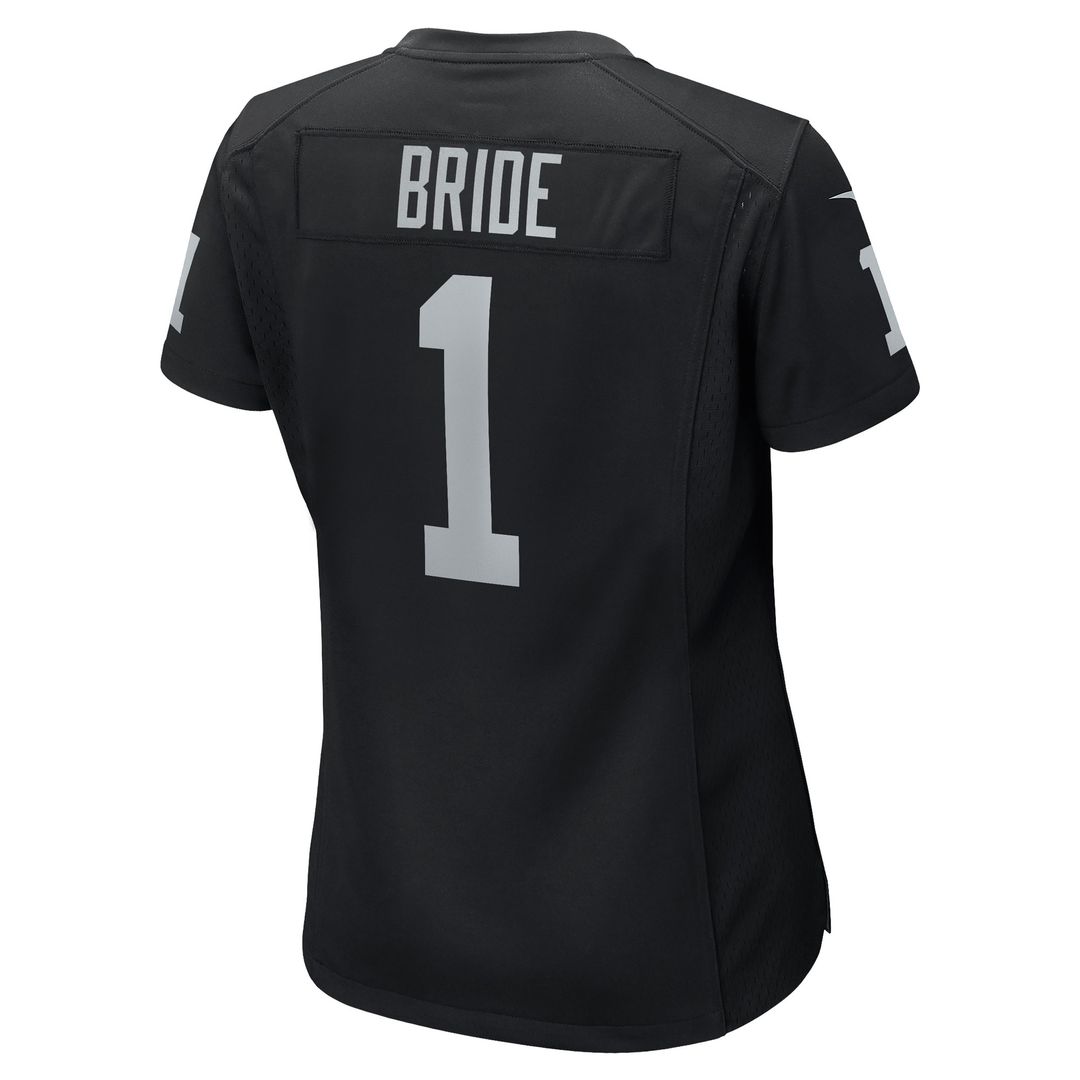 Number 1 Bride Las Vegas Raiders Nike Women's Game Jersey - Black