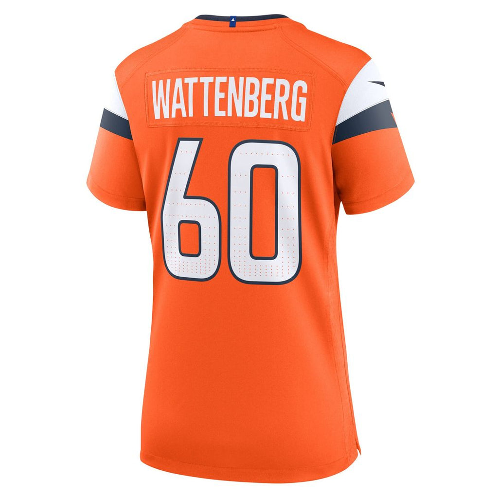 Luke Wattenberg Denver Broncos Nike Women's Team Game Jersey -  Orange