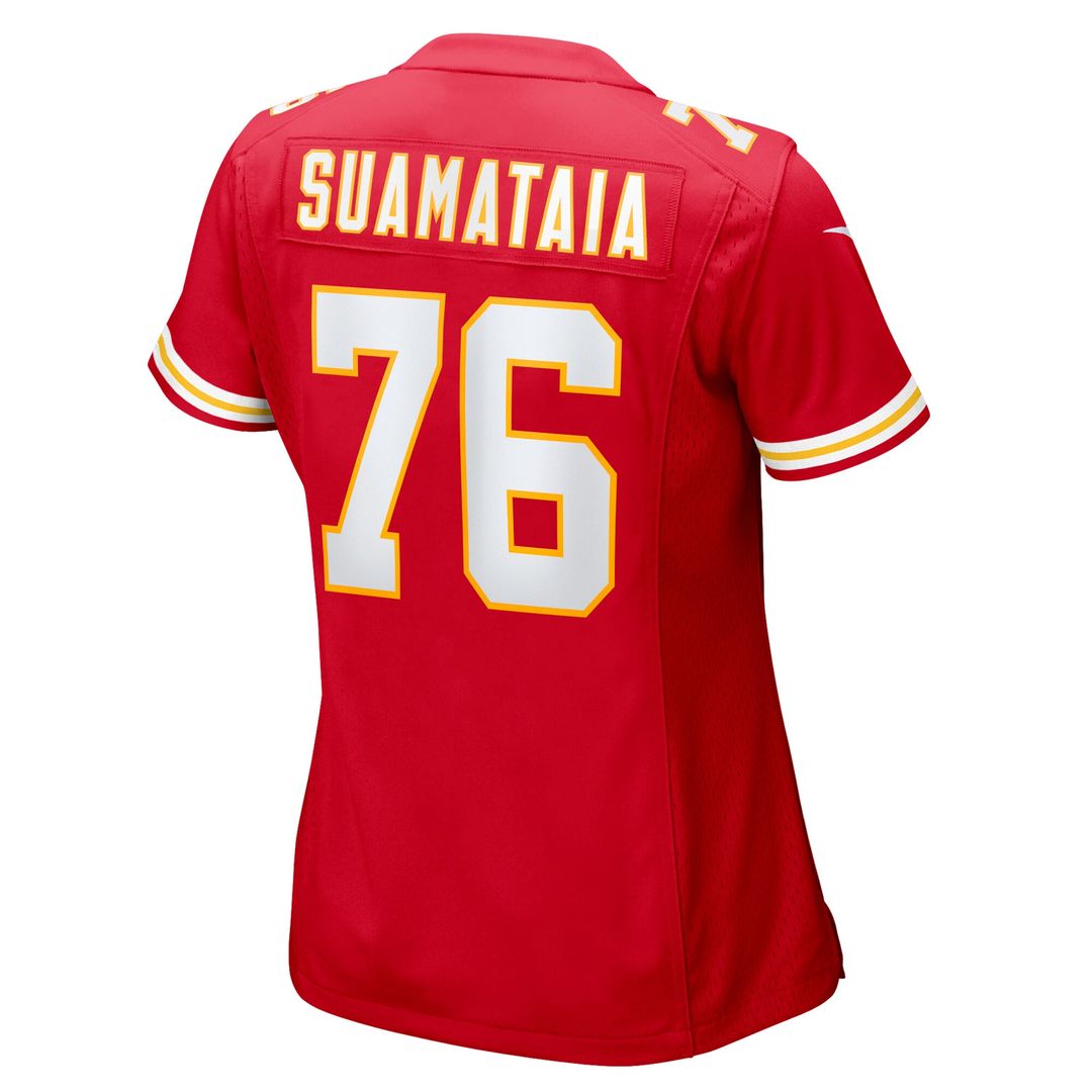 Kingsley Suamataia Kansas City Chiefs Nike Women's  Game Jersey -  Red