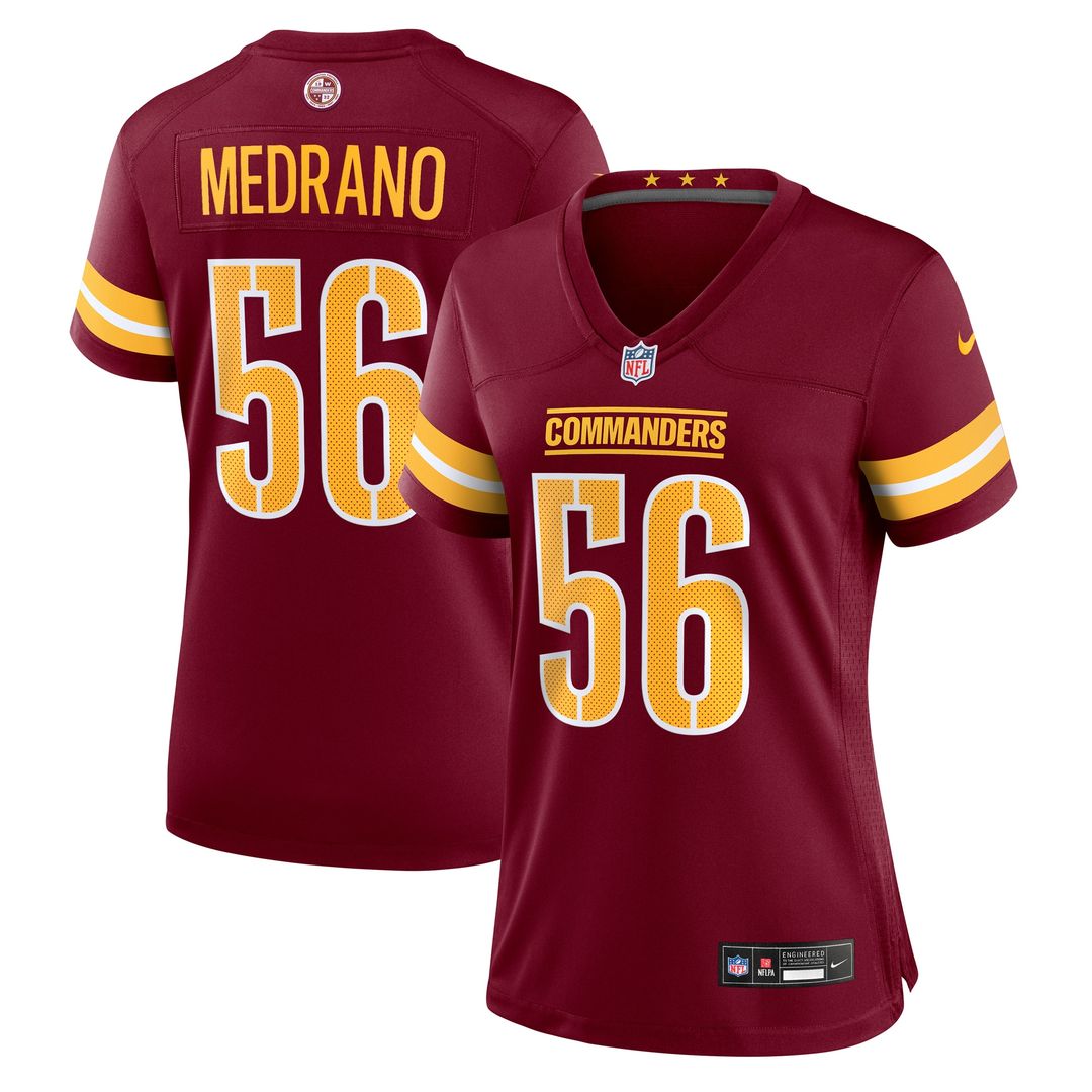 Kain Medrano Washington Commanders Nike Women's Team Game Jersey -  Burgundy