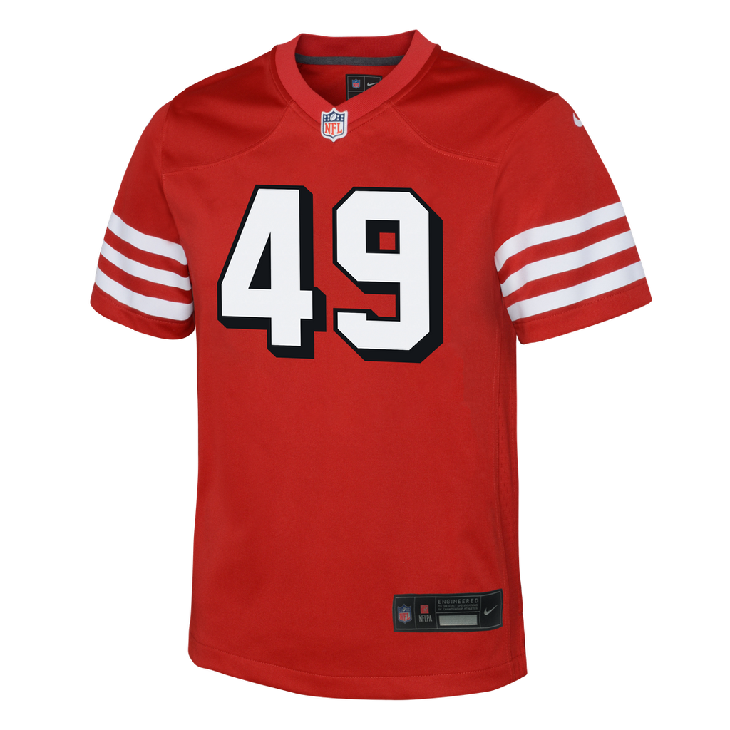 The Faithful San Francisco 49ers Nike Youth Alternate 2 Game Jersey - Scarlet