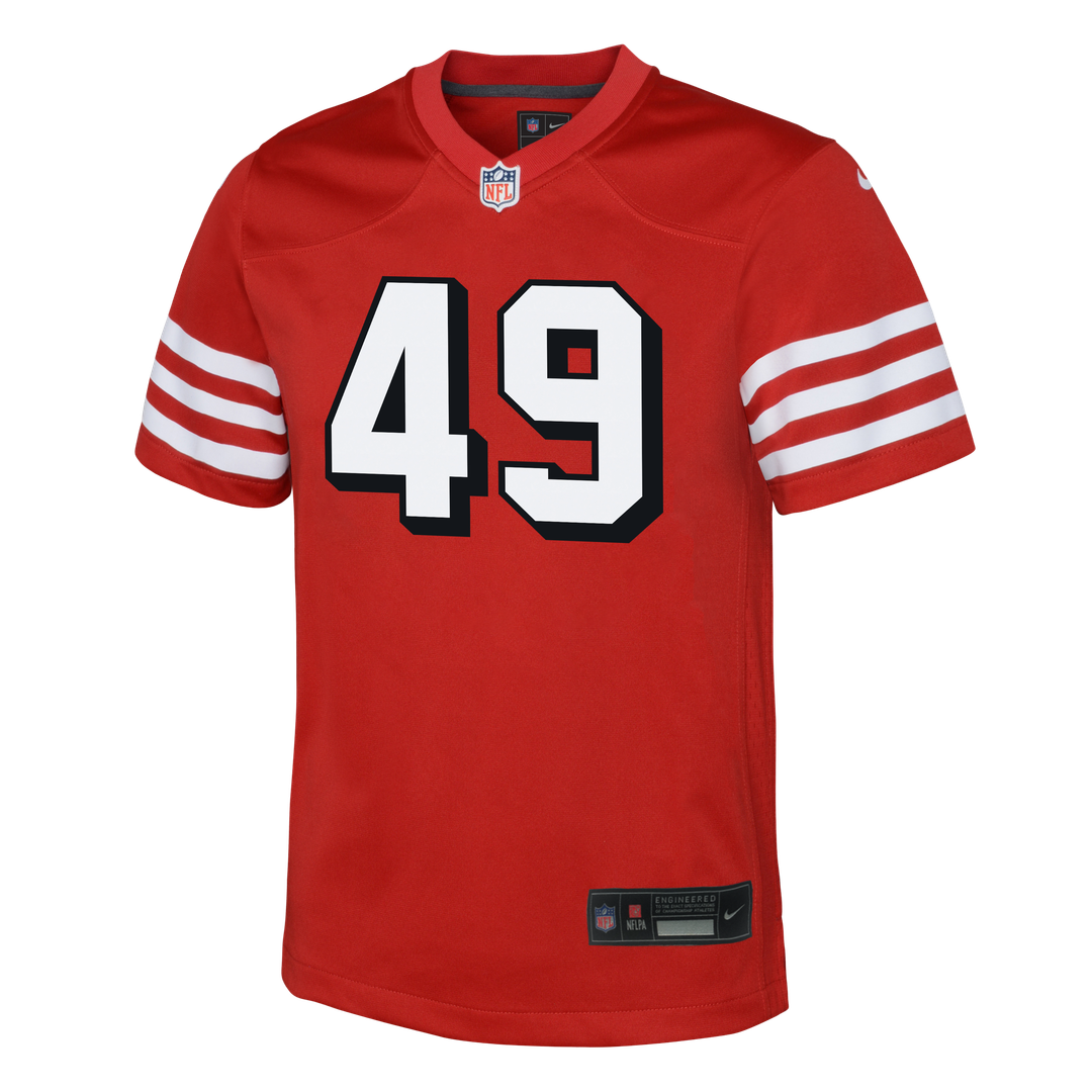 The Faithful San Francisco 49ers Nike Youth Alternate 2 Game Jersey - Scarlet