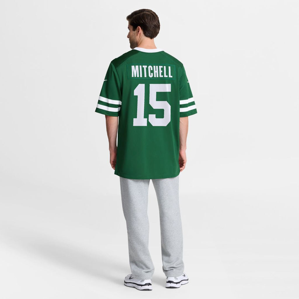 Adonai Mitchell New York Jets Nike Team  Game Jersey - Legacy Green
