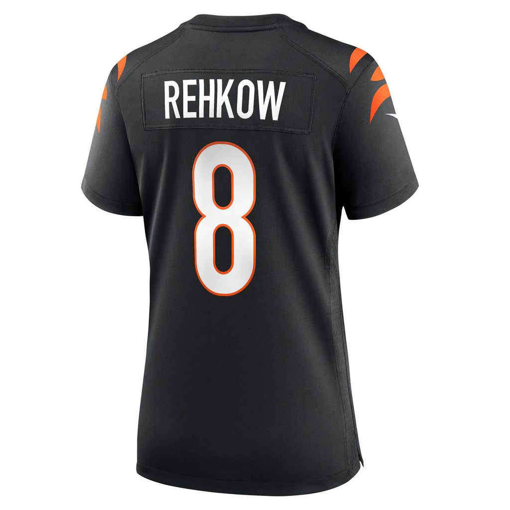 Ryan Rehkow Cincinnati Bengals Nike Women's  Game Jersey -  Black