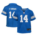 Amon-Ra St. Brown Detroit Lions Nike Infant Team  Player Game Jersey - Blue