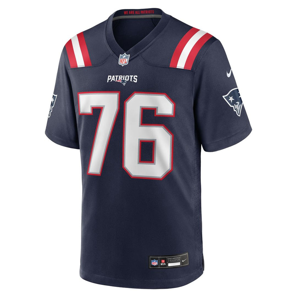 Morgan Moses New England Patriots Nike Team Game Jersey -  Navy