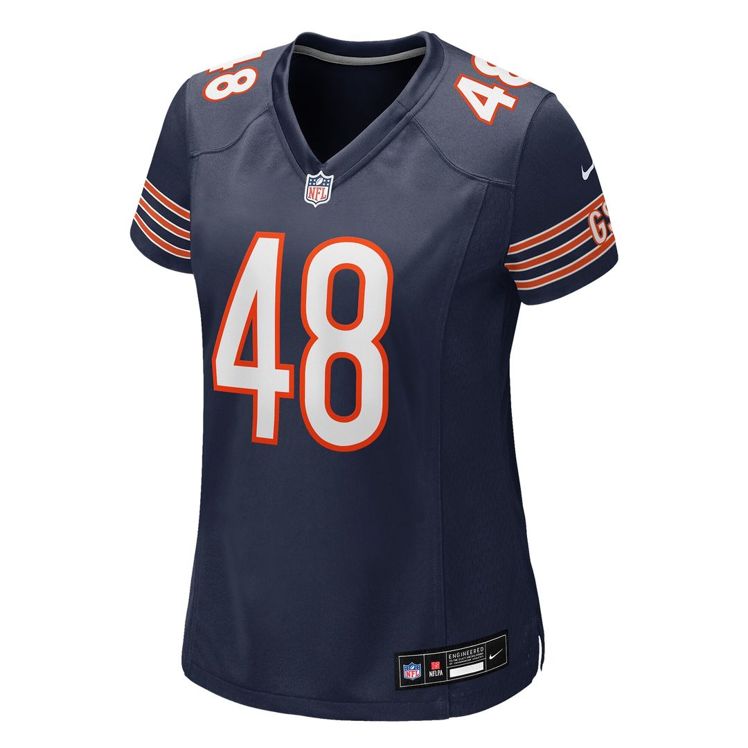 D'Marco Jackson Chicago Bears Nike Women's Team Game Jersey -  Navy