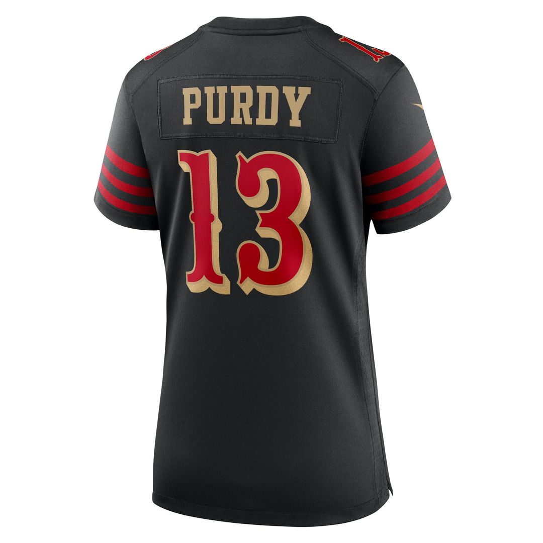 Brock Purdy San Francisco 49ers Nike Women's 2025 Rivalries Collection Game Jersey - Black