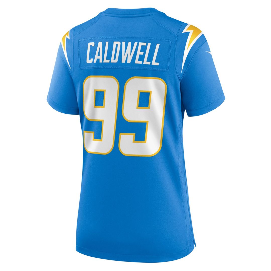 Jamaree Caldwell Los Angeles Chargers Nike Women's Team Game Jersey -  Powder Blue