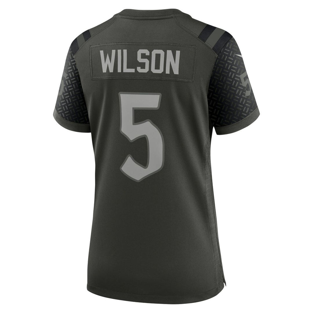Garrett Wilson New York Jets Nike Women's 2025 Rivalries Collection Game Jersey - Gotham Green