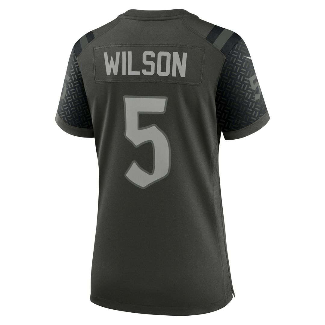 Garrett Wilson New York Jets Nike Women's 2025 Rivalries Collection Game Jersey - Gotham Green
