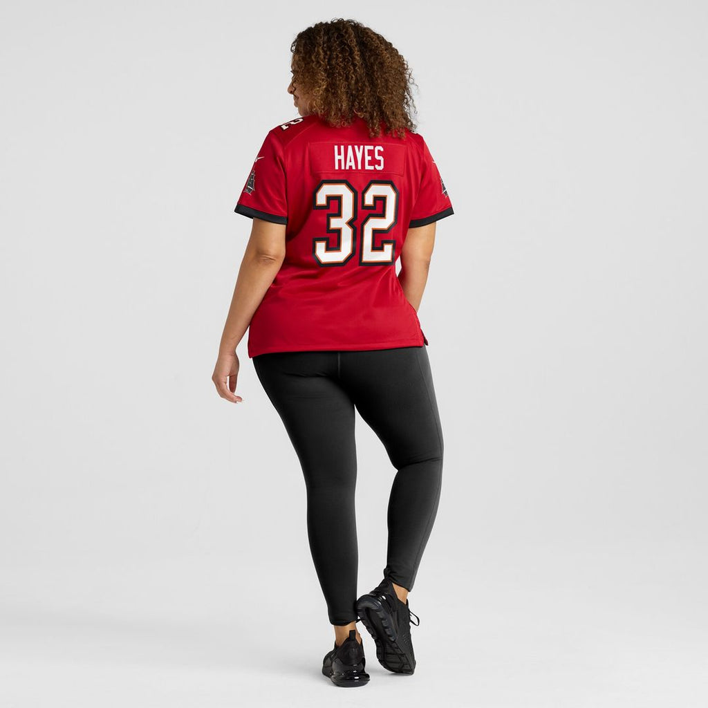 Josh Hayes Tampa Bay Buccaneers Nike Women's  Game Jersey -  Red