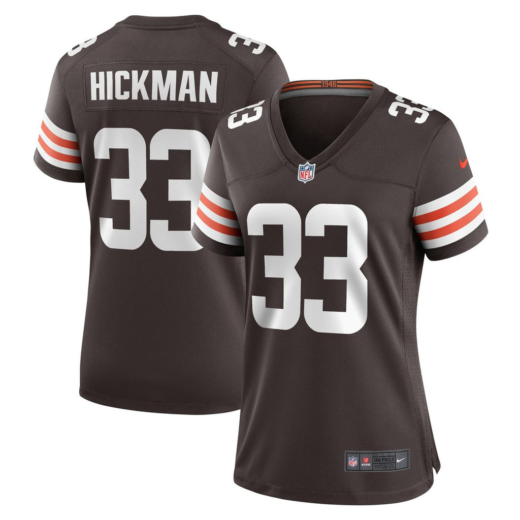 Ronnie Hickman Cleveland Browns Nike Women's Team Game Jersey -  Brown