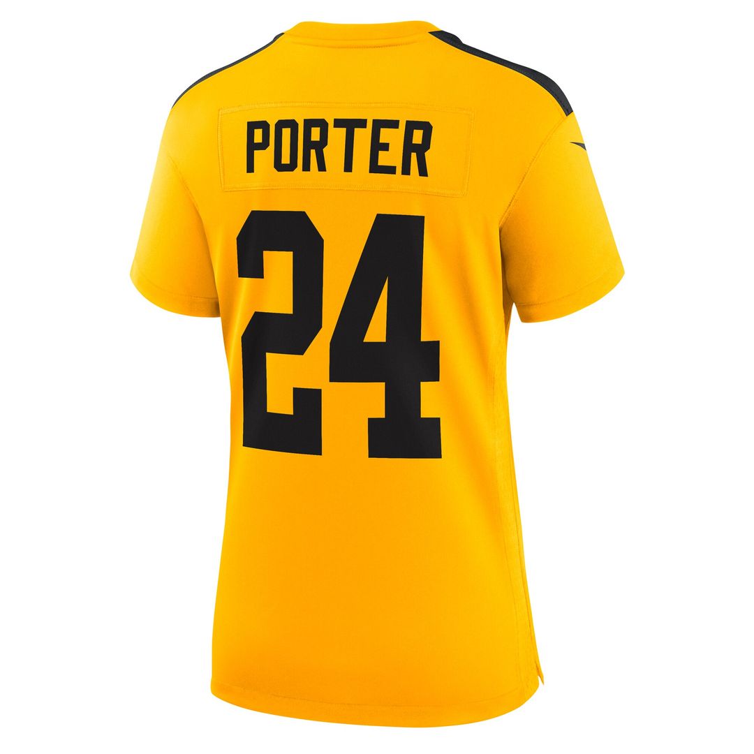 Joey Porter Jr. Pittsburgh Steelers Nike Women's Alternate 1933 Throwback Game Jersey - Gold