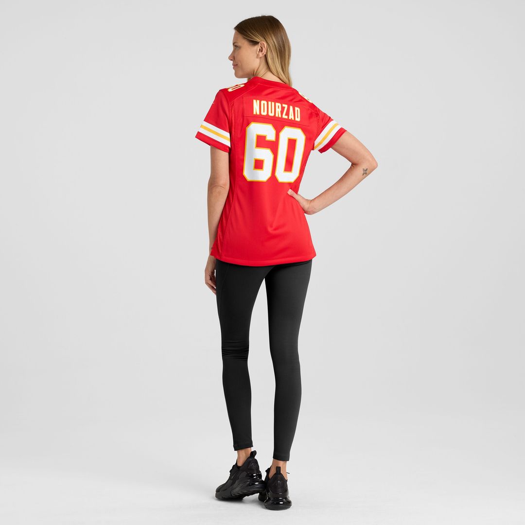 Hunter Nourzad Kansas City Chiefs Nike Women's  Game Jersey -  Red