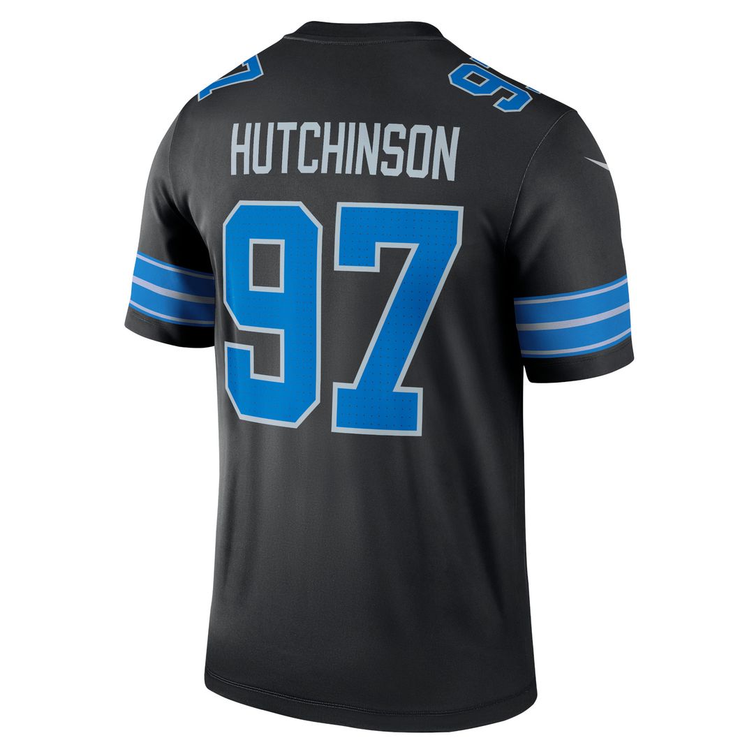Aidan Hutchinson Detroit Lions Nike Legend Player Performance Top - Black