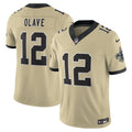 Chris Olave New Orleans Saints Nike Gameday Golds Alternate Vapor F.U.S.E. Limited Jersey - Gold