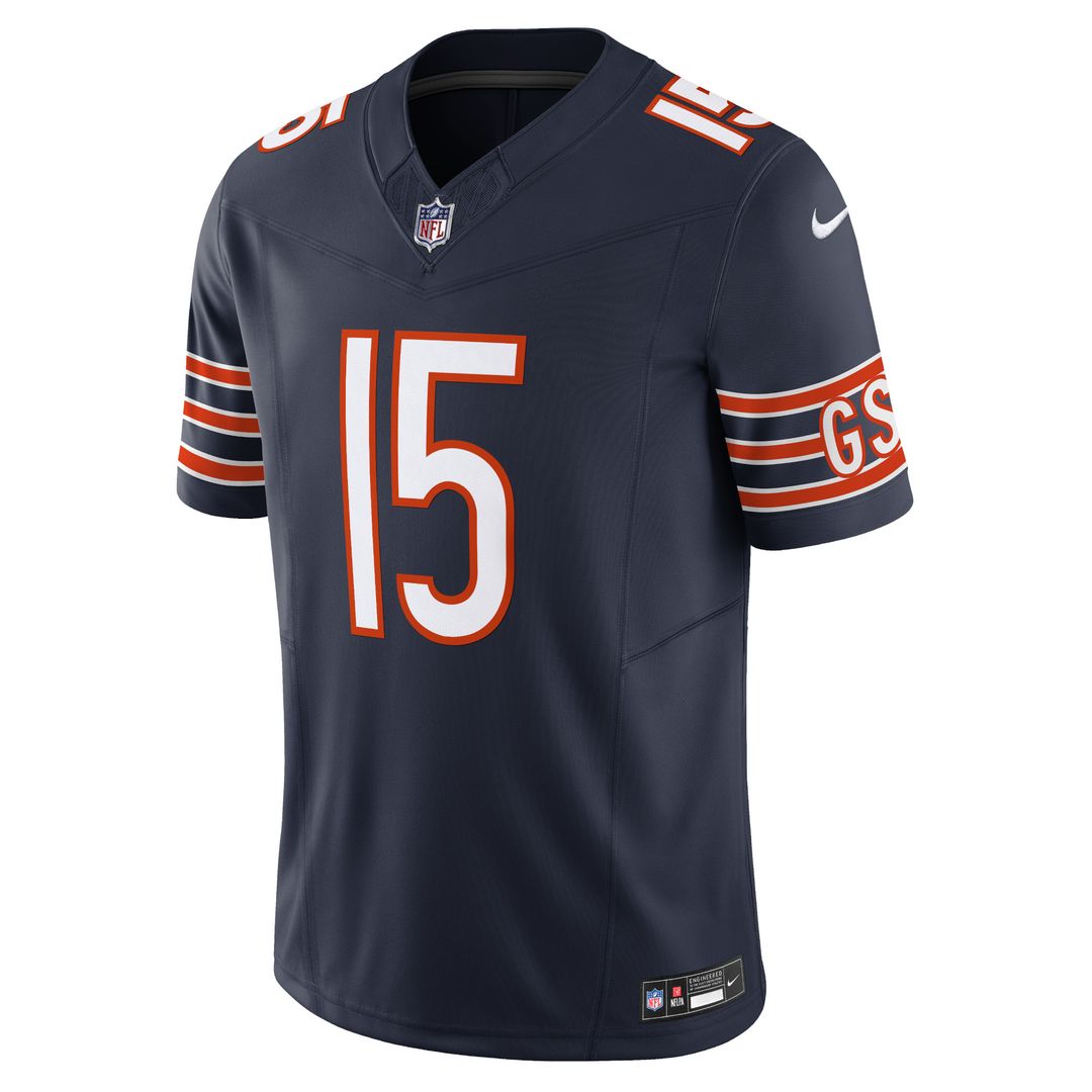 Rome Odunze Chicago Bears Nike Vapor F.U.S.E. Limited Jersey - Navy