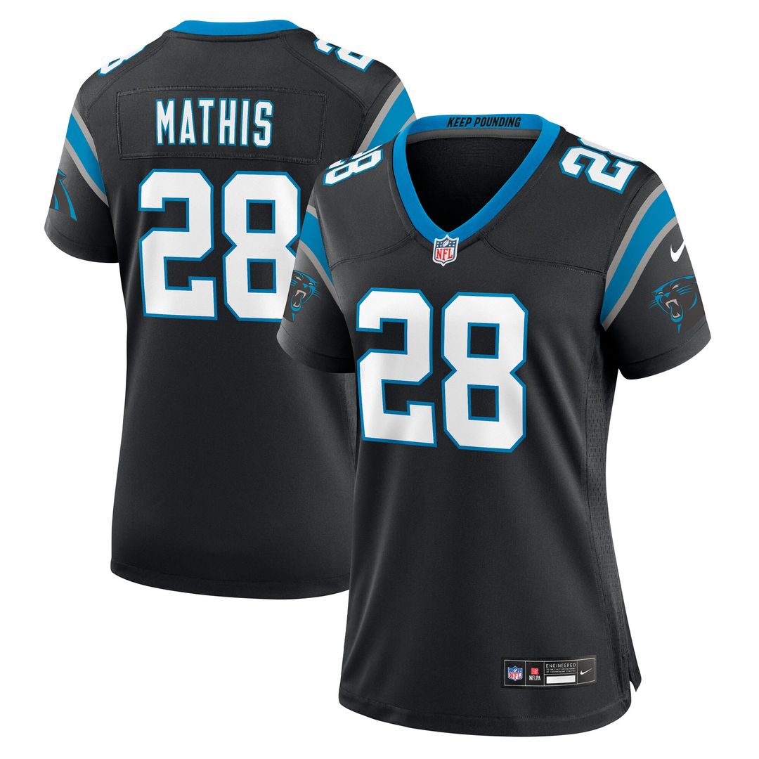 Damarri Mathis Carolina Panthers Nike Women's Team Game Jersey -  Black