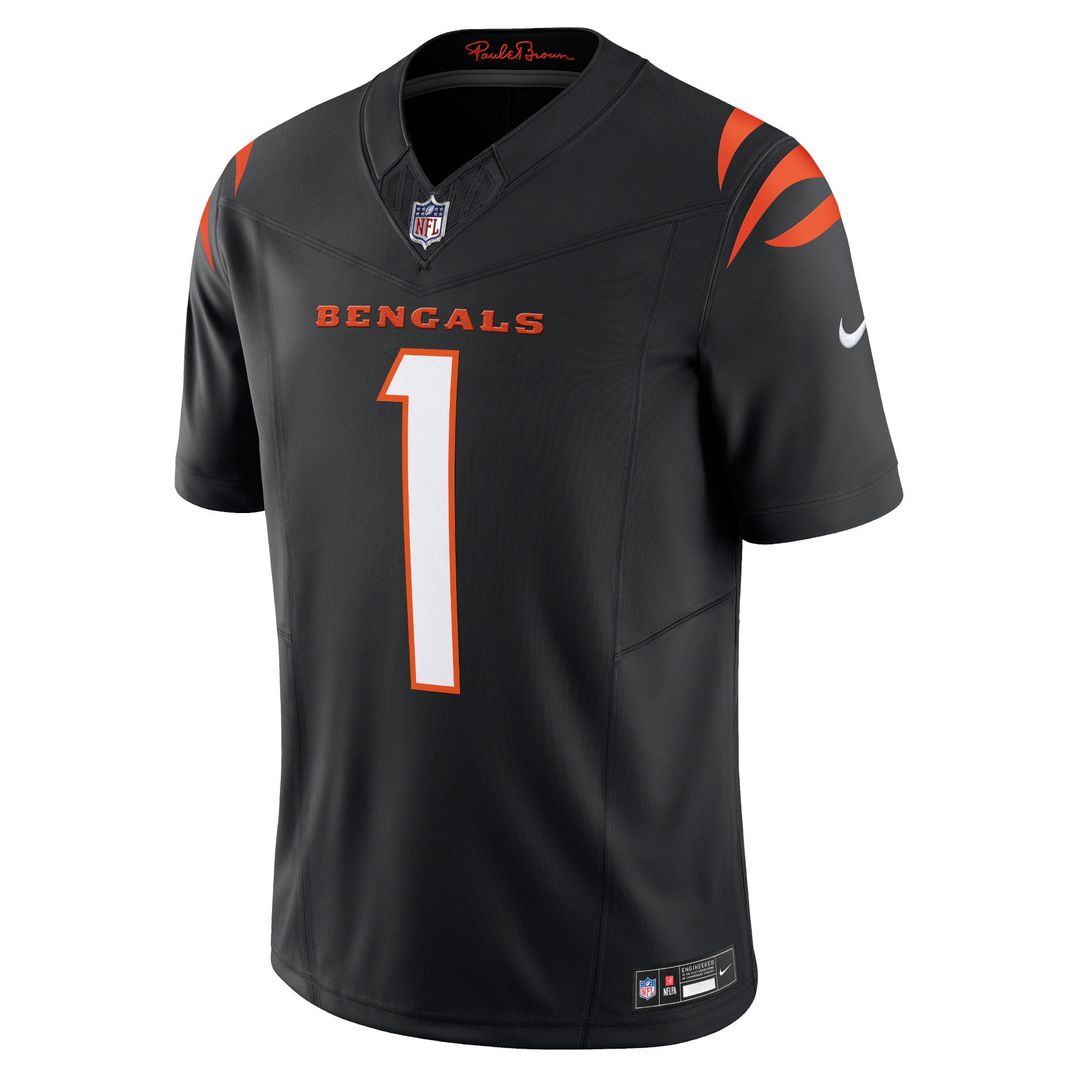Ja'Marr Chase Cincinnati Bengals Nike Vapor F.U.S.E. Limited Jersey - Black