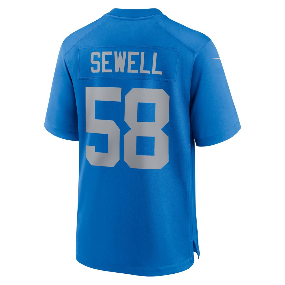 Penei Sewell Detroit Lions Nike Alternate Game Jersey -  Blue