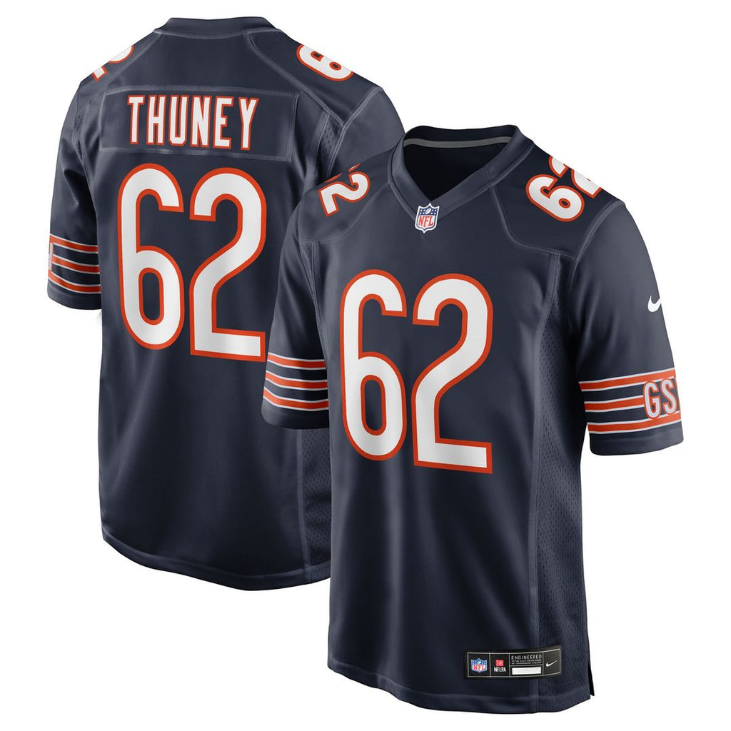 Joe Thuney Chicago Bears Nike Team Game Jersey -  Navy
