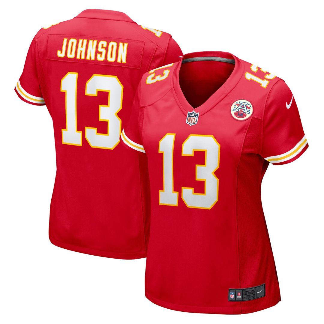 Nazeeh Johnson Kansas City Chiefs Nike Women's Game Player Jersey - Red