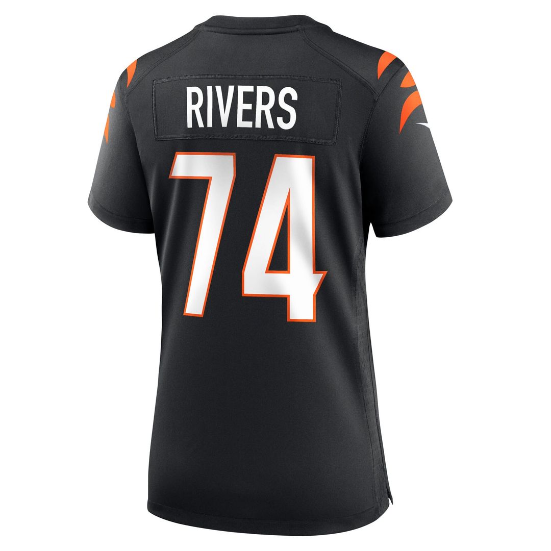 Jalen Rivers Cincinnati Bengals Nike Women's Team Game Jersey -  Black