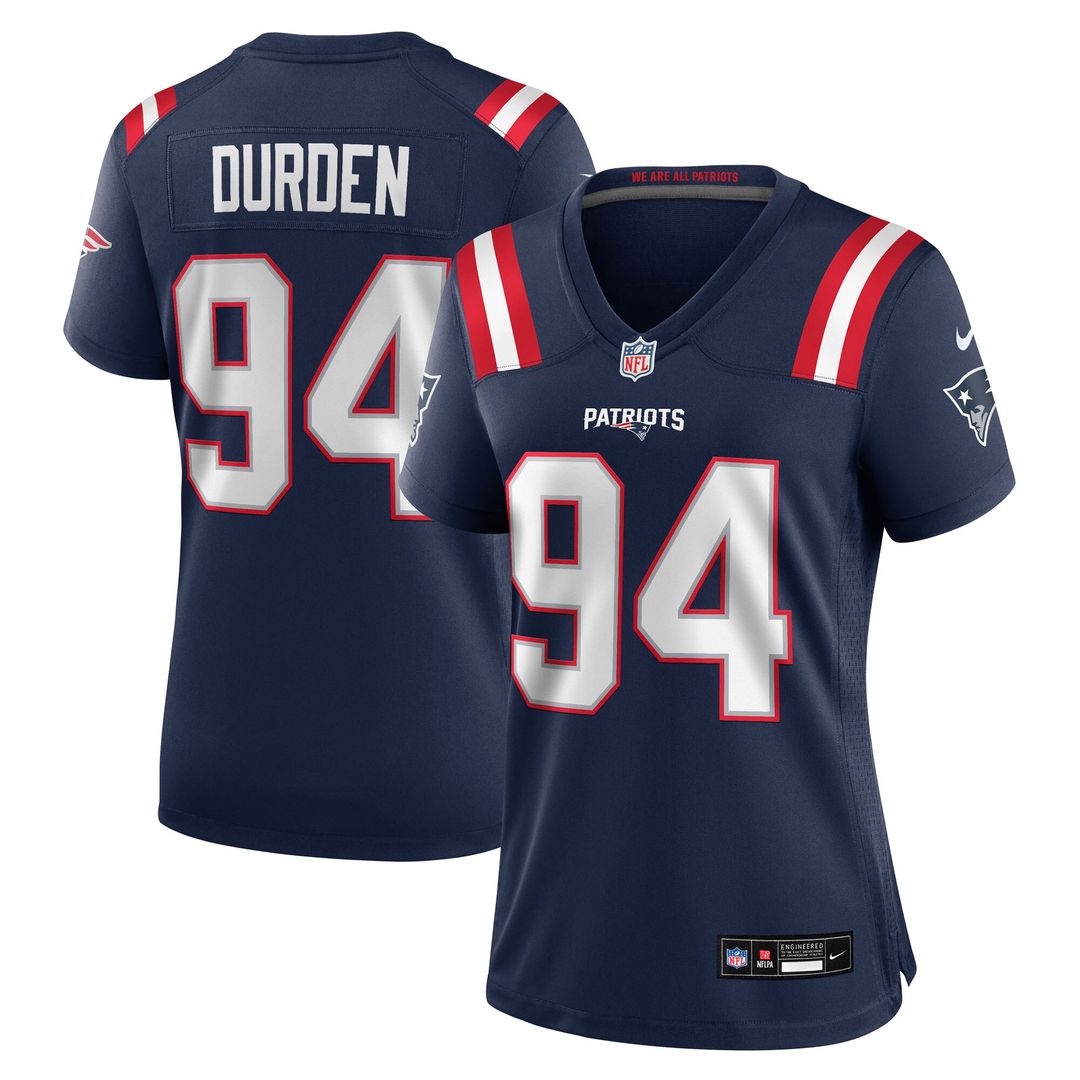 Cory Durden New England Patriots Nike Women's Team Game Jersey -  Navy