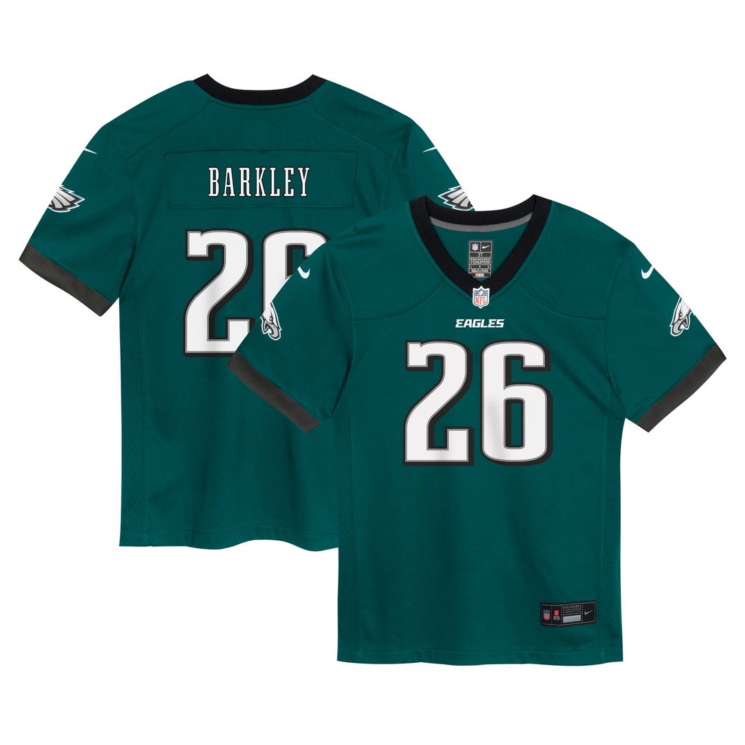 Saquon Barkley Philadelphia Eagles Nike Toddler Game Jersey - Midnight Green