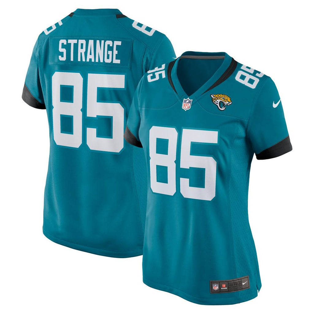 Brenton Strange Jacksonville Jaguars Nike Women's Team Game Jersey -  Teal