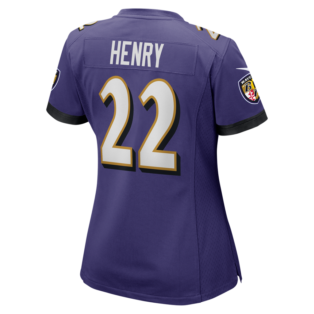 Derrick Henry Baltimore Ravens Nike Women's Game Player Jersey - Purple