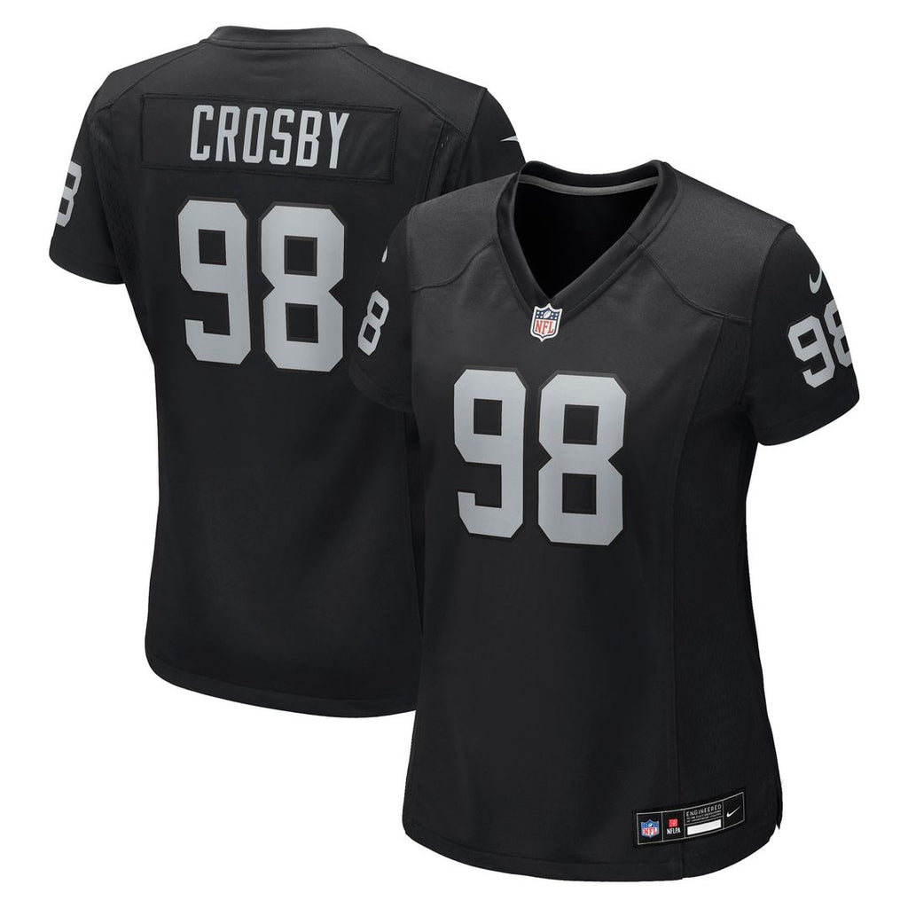 Maxx Crosby Las Vegas Raiders Nike Women's Jersey - Black