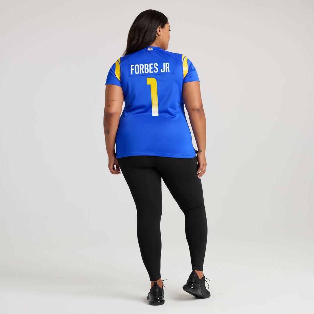 Emmanuel Forbes Jr. Los Angeles Rams Nike Women's Team Game Jersey -  Royal
