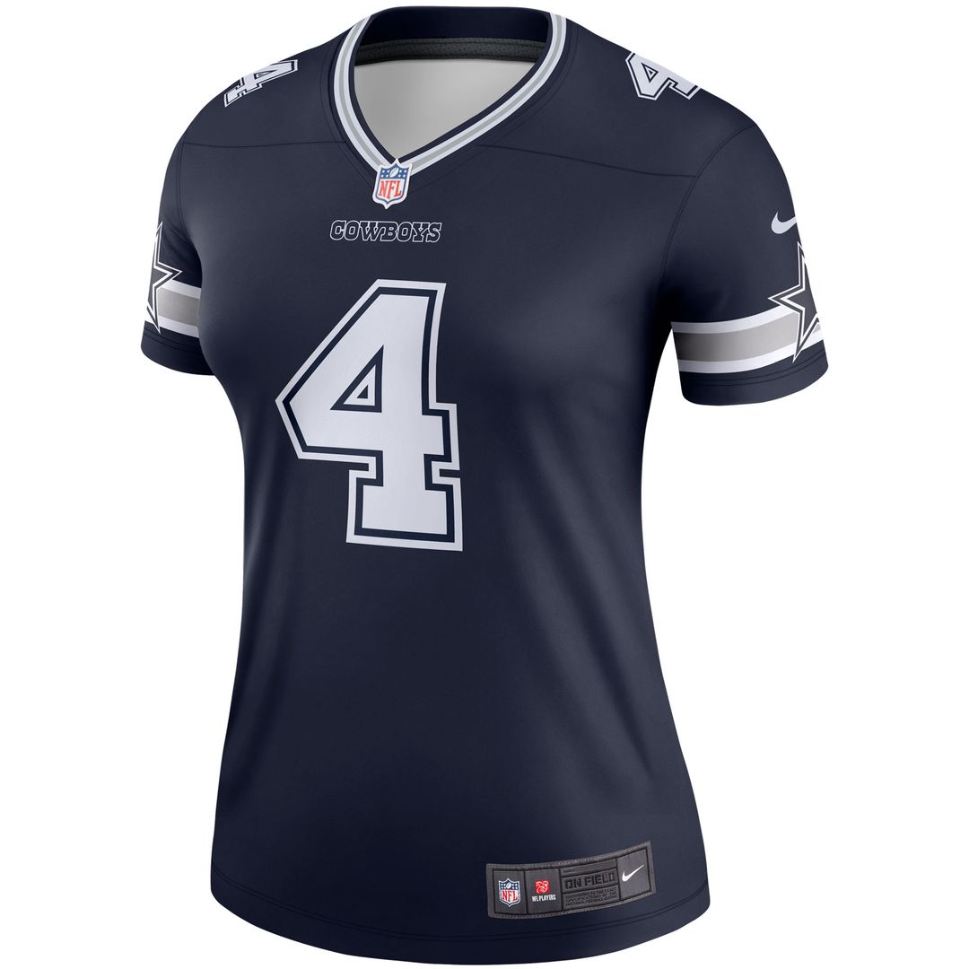 Dak Prescott Dallas Cowboys Nike Women's Legend Player Performance Top -  Navy