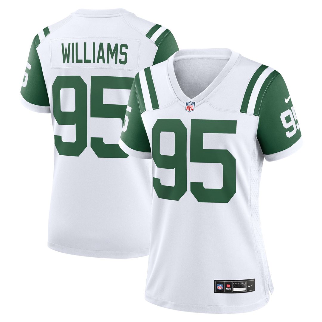 Quinnen Williams New York Jets Nike Women's Classic Alternate Game Jersey - White