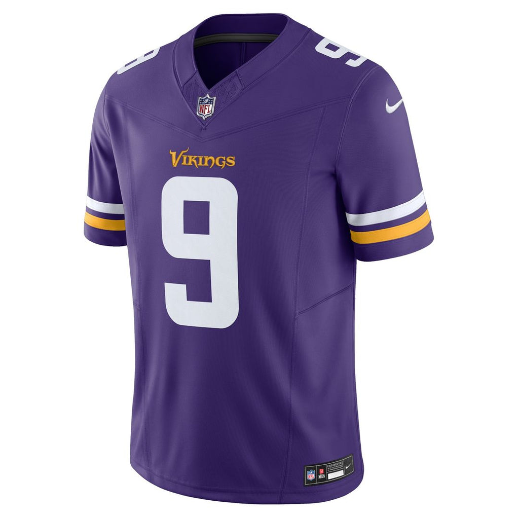 J.J. McCarthy Minnesota Vikings Nike Vapor F.U.S.E. Limited Jersey - Purple