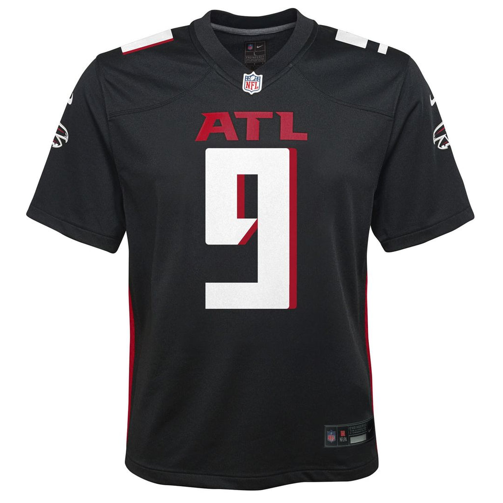 Michael Penix Jr. Atlanta Falcons Nike Youth Team Game Jersey - Black