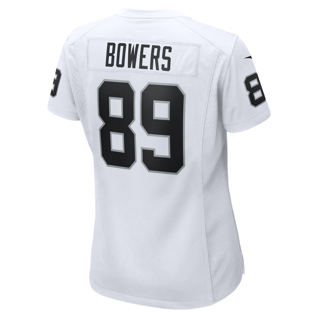 Brock Bowers Las Vegas Raiders Nike Women's Game Jersey -  White