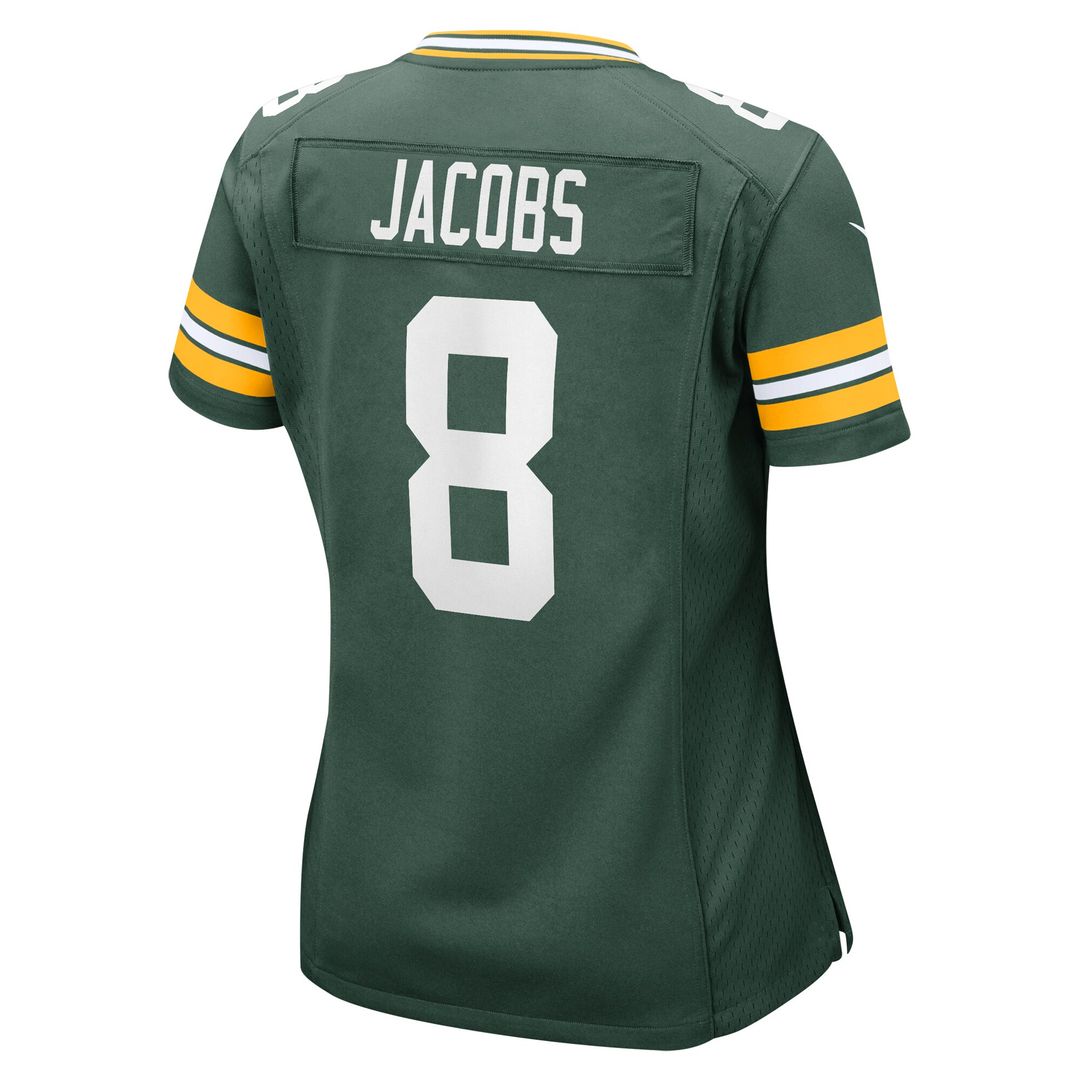 Josh Jacobs Green Bay Packers Nike Women's Team Game Jersey -  Green