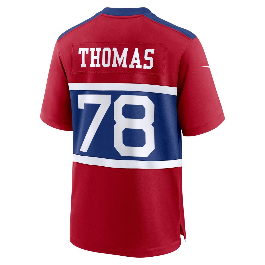 Andrew Thomas New York Giants Nike Alternate Player Game Jersey - Century Red