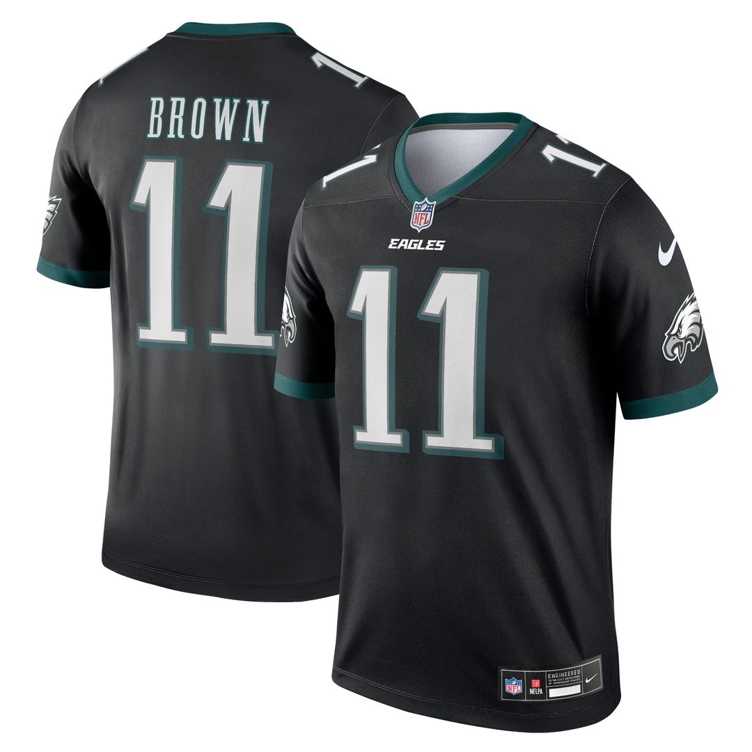 A.J. Brown Philadelphia Eagles Nike Legend Player Performance Top - Black