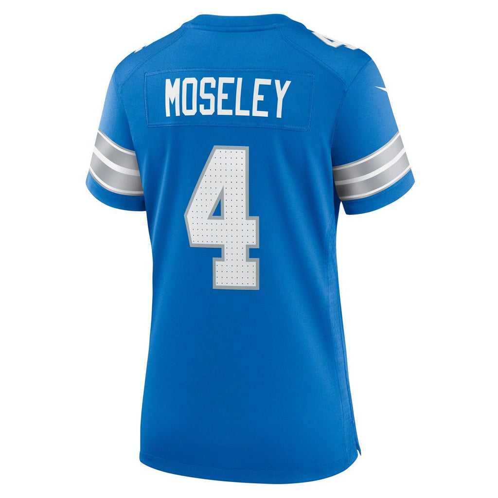 Emmanuel Moseley Detroit Lions Nike Women's Team Game Jersey -  Blue